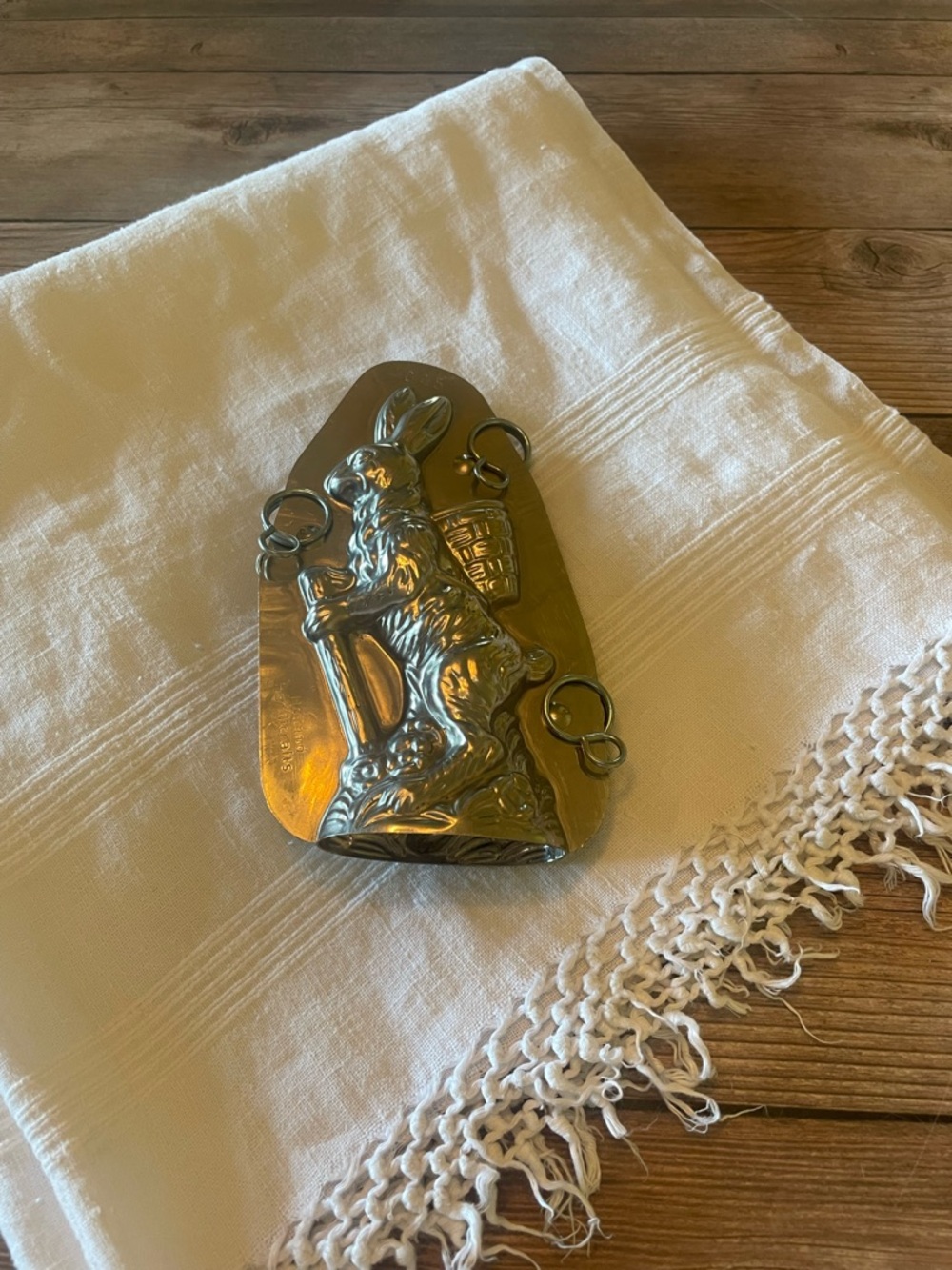 Antique Rabbit Metal Chocolate Mold ~ Holland - Picture 2 of 8